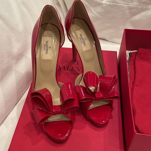 Red Valentino heels shoes size 9.5 - Picture 2 of 9